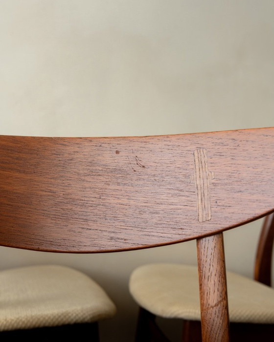 Image 1 of Set di 4 sedie da pranzo CH30 di Hans J. Wegner per Carl Hansen & Søn