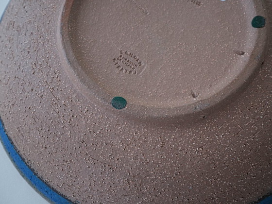 Image 1 of Keramikplatte, dänisches Design, 1960er Jahre, Designer: N. Backhausen & P. ​​Brandborg, Hersteller: Søholm