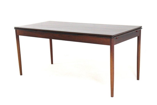 Table à manger rectangulaire extensible en bois de rose 'Ulft' Vintage