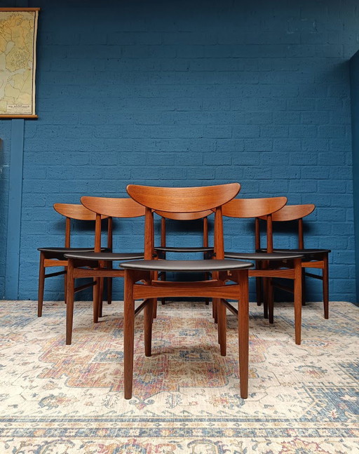 6 sedie vintage di design danese