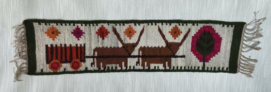 Image 1 of Decoratief wandtapijt van Janowska, jaren 70.