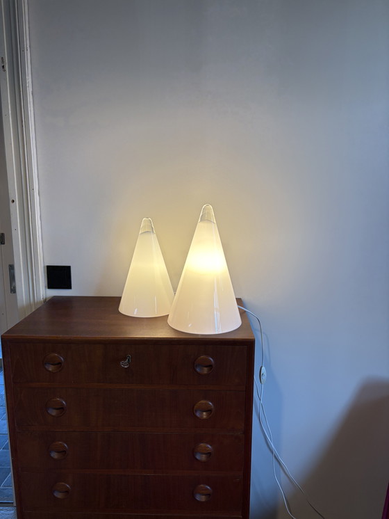 Image 1 of ¡Ilu di Vetro Iceberg Piramide TeePee XL & L Tafellamp!