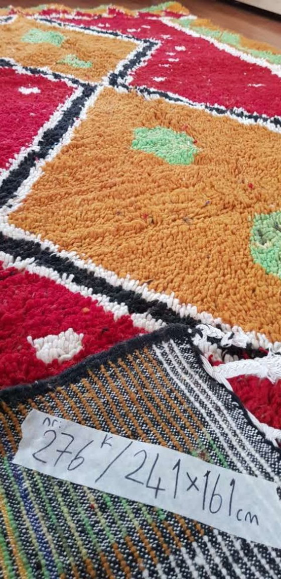 Image 1 of Handgeknoopt Berber kleed wol 241x161cm