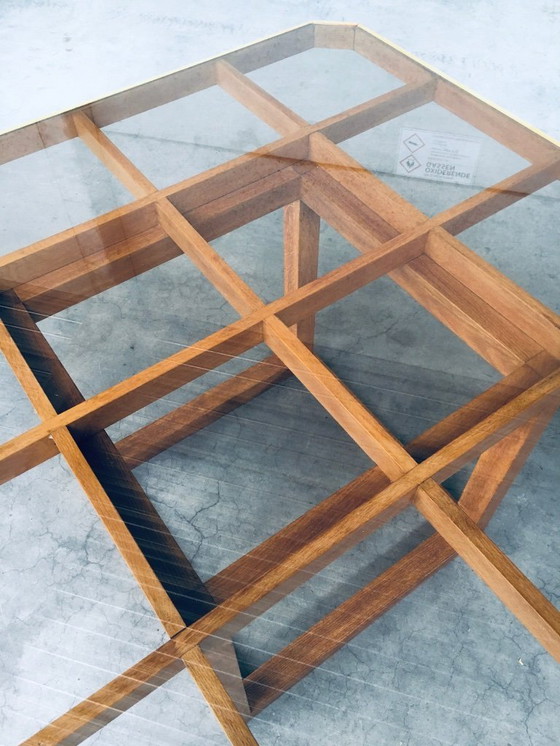 Image 1 of 1980's Postmodern Design Octagonal Square Dining Table