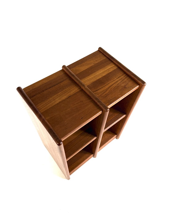 Image 1 of Vintage Danish teak compartment cabinet '70s
