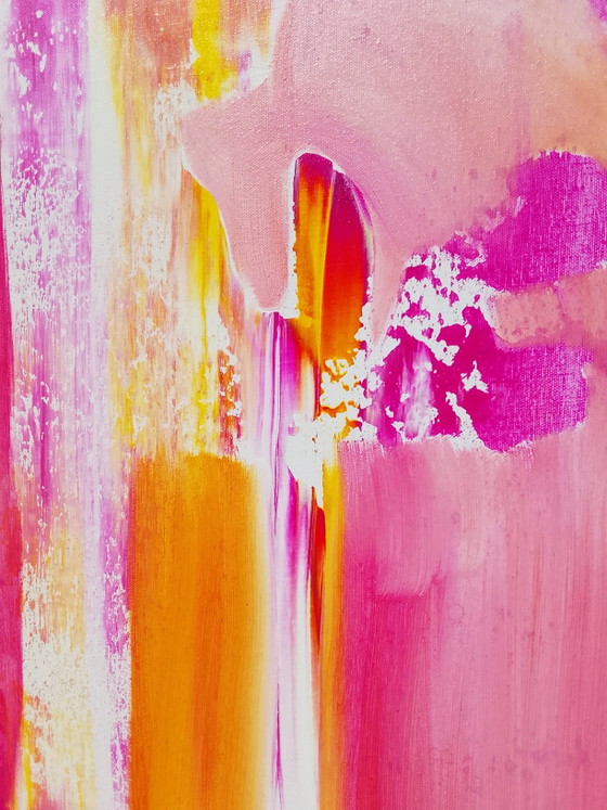 Image 1 of Acrylverfschilderij #Phalenopsis XL 150x100cm