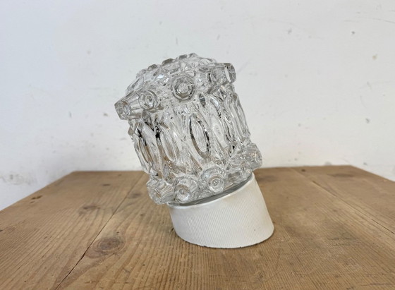 Image 1 of Applique murale vintage en porcelaine blanche, années 1970