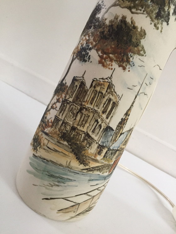 Image 1 of Lampe Keramik Handwerk von Cazalas 60er Jahre