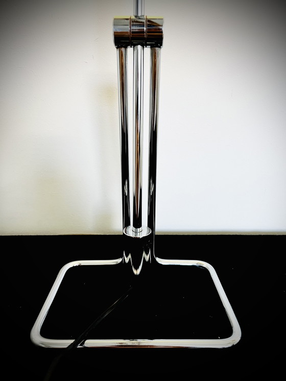 Image 1 of Abo Randers - Minimalist Chrome pendulum Vintage Desklamp