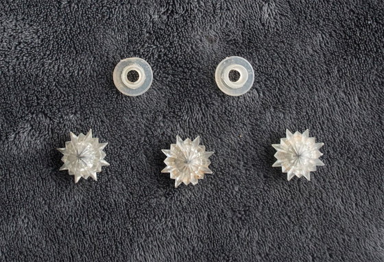 Image 1 of Lampes Herda vintage « étoile » de 1970, 2 pièces