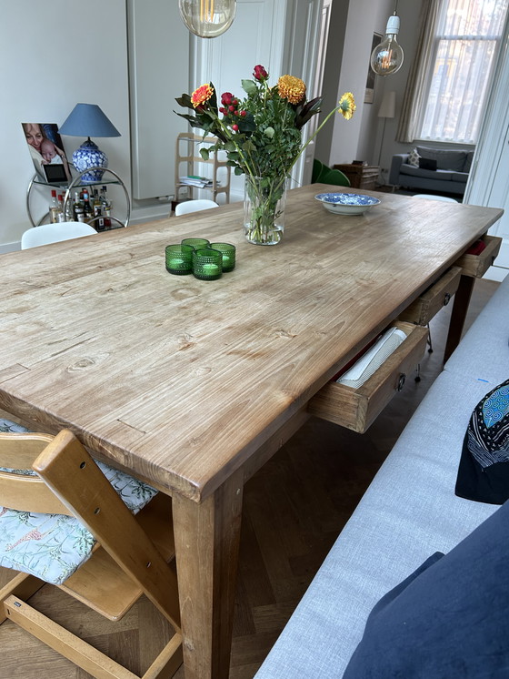 Image 1 of Table en bois 240 cm