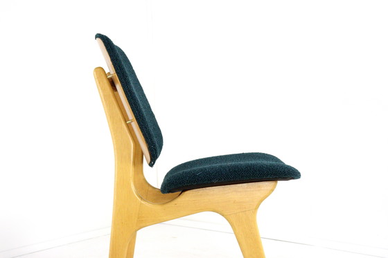 Image 1 of Set van 4 vintage eetkamerstoelen reupholstered