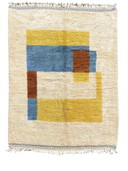 Moroccan Berber Mrirt Rug 200x300 cm, Modern Interior Living Room Rug, Authentic Moroccan rug, Berber carpet, Genuine Wool rug, 