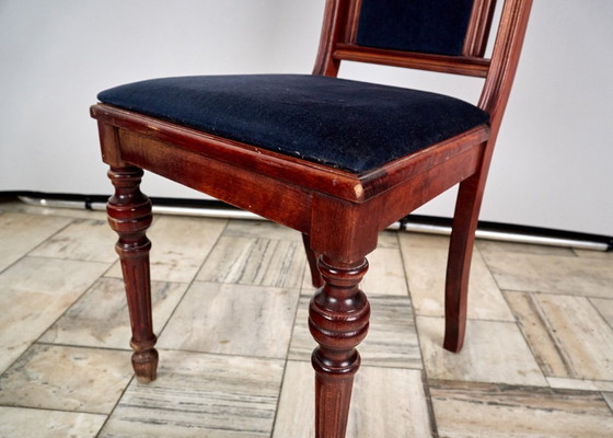 Image 1 of Set di 2 sedie in stile eclettico FAMEG Radomsko, anni '70/'80