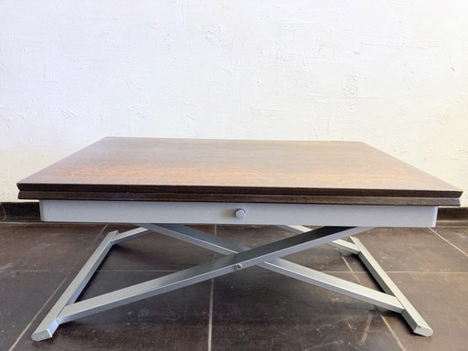 Table à manger/table basse transformable design italien 90s de Calligaris