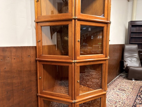 Libreria inglese semicircolare originale Globe Wernicke – Librerie, Vetro, Legno (photo 7 of 16)