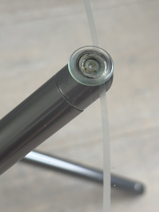 Image 1 of Tavolino in vetro Balance di design italiano degli anni Settanta