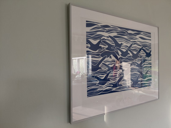 Image 1 of "BIRDS FLYING ABOVE THE SEA" Gallery Suncorner
