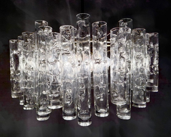 Image 1 of Lampadario/plafoniera di grandi dimensioni di metà secolo di Doria, Germania, anni '60