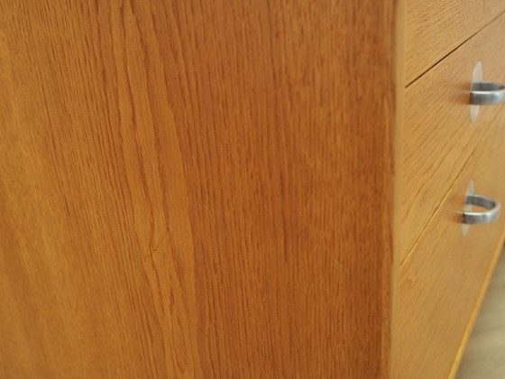Commode danoise plaquée avec plateau coulissant, années 70 – Bois (photo 12 of 18)