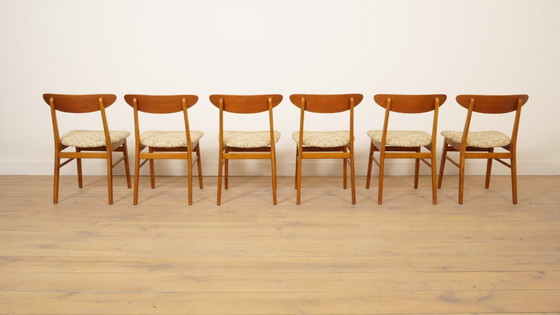 Image 1 of 6 x vintage dining chair | Farstrup | Model 210 | Reupholstered