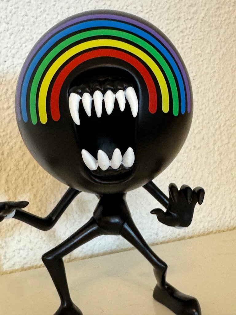 【特大✨ヘマタイトインクルージョンアメジスト1167g】ブラック ホワイト Alex Pardee - 