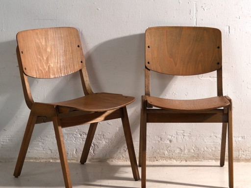 Poltrone lounge Thonet vintage (c.1950). Set di 2 pezzi – fauteuils, Mid Century Modern (photo 2 of 40)