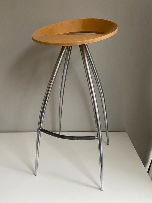 Sigurdur Thorsteinsson - Design Group Italia - Magis - Barkruk Model 'Lyra' - Licht Eiken