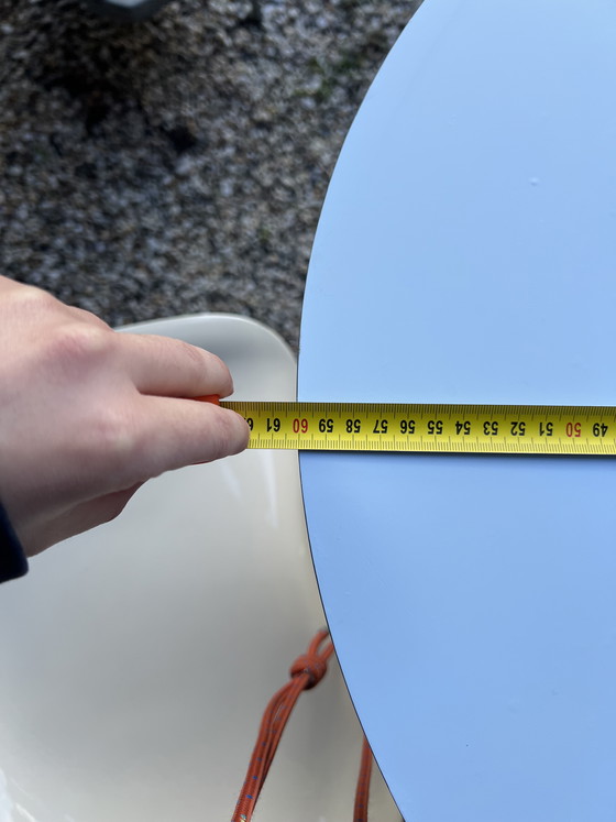 Image 1 of Ronde Bartafel Met 2 Verstelbare Barkrukken – Goede Staat
