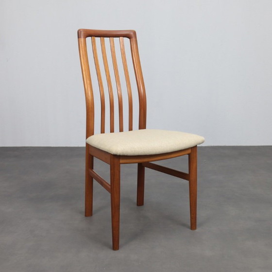 Image 1 of Juego de cuatro sillas de comedor de Kai Kristiansen para Schou Andersens, Dinamarca, años 70