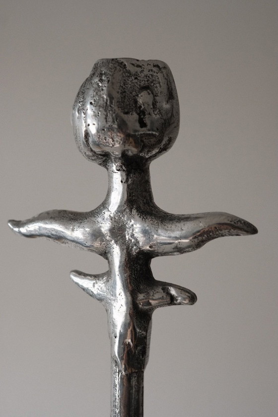 Image 1 of Vintage Brutalist Candle holder 1970's
