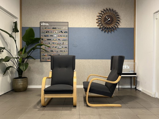 Image 1 of Artek | Alvar Aalto | 401 | Anthracite fabric | 4x