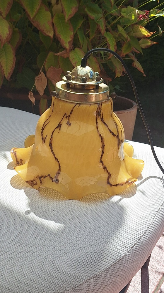 Image 1 of 1 lampada opalina Art Déco