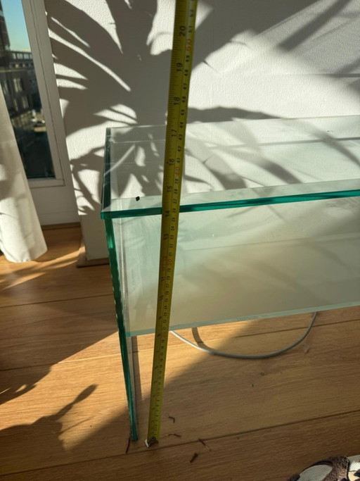 Glass side tables (set of 3)