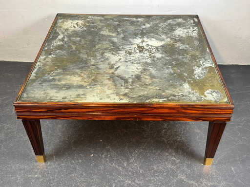 Maccasar ebony coffee table 1960s Italy
