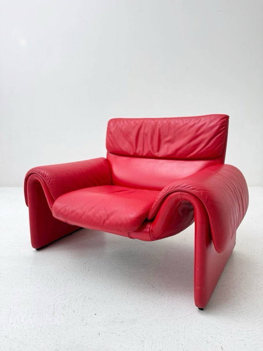 Sillón rojo modelo DS-2011/01 de de Sede