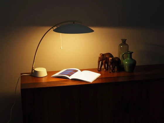 IKEA vintage design lamp model L9003., Table lamps, Metal, Glass, Gold (photo 7 of 7)