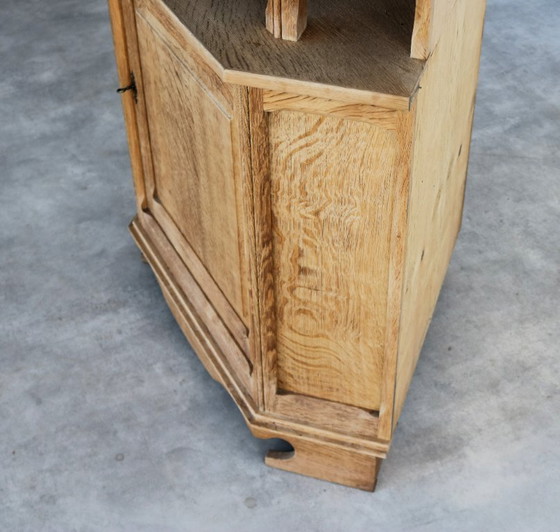 Image 1 of Brutalist Danish corner cabinet/display cabinet