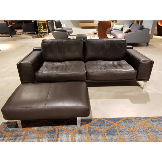 Image 1 of Leolux Bellice 2,5-Sitzer-Sofa mit Hocker