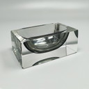 1960s Stunning Grey Ashtray or Catchall By Flavio Poli for Seguso.