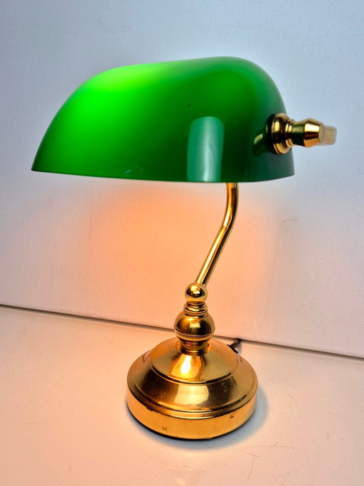 Desk lamp - Original Mid-Century Notary / Banker Lamp