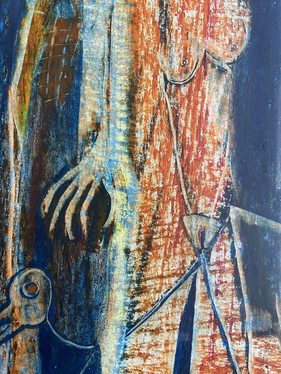 Image 1 of Rajne Dangova pastel / tiza en marco