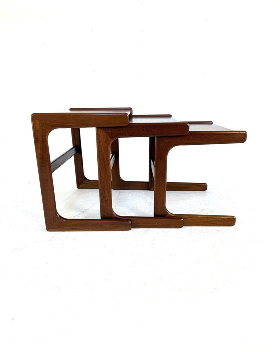 Image 1 of Vintage teskhouten mimiset, Salin Nyborg ‘70