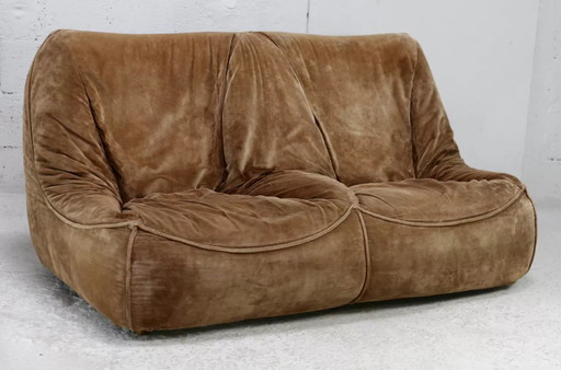 Sofa by Bernard Govin, Atelier Dunlopillo, France, Circa 1970