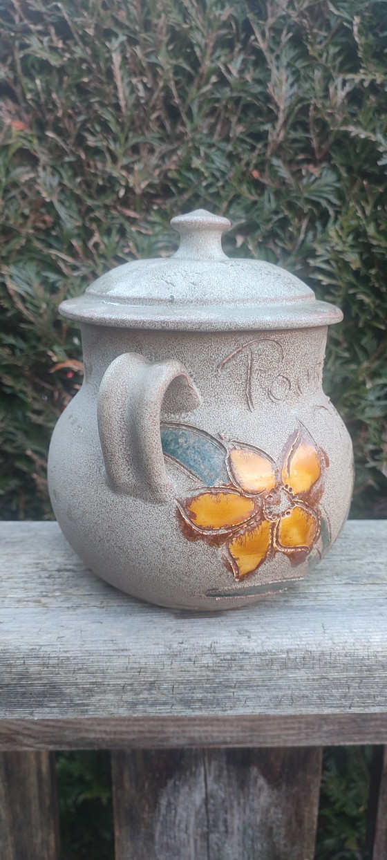 Image 1 of Vallauris Keramik-Tischbehälter