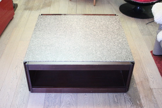 Image 1 of Angelo Mangiarotti 4D Coffee Table for Molteni, Italy 1960s