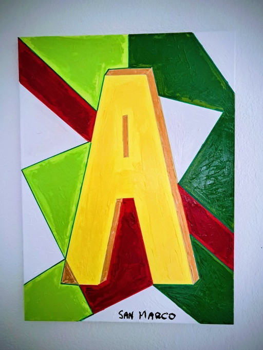 Enzo SAN MARCO – Liebe mit großem A – Gemälde des Künstlers