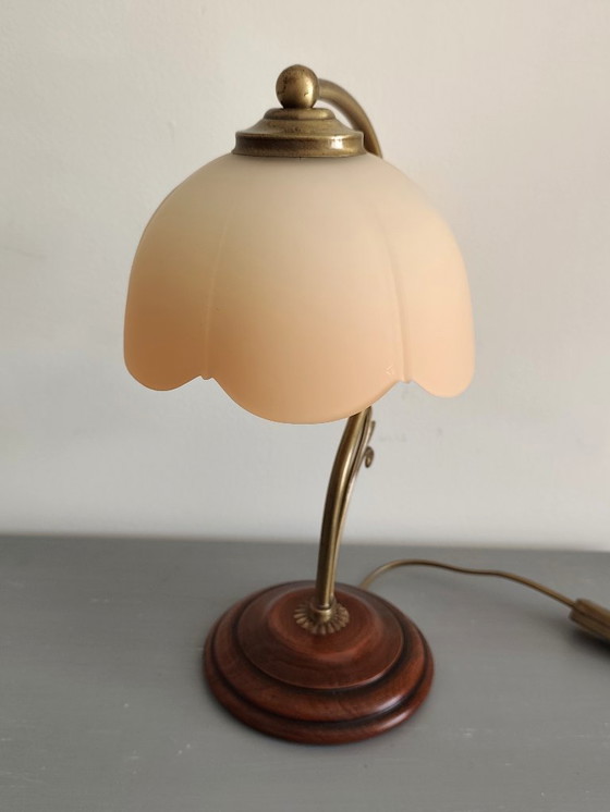 Image 1 of Vintage ronde tulp tafellamp