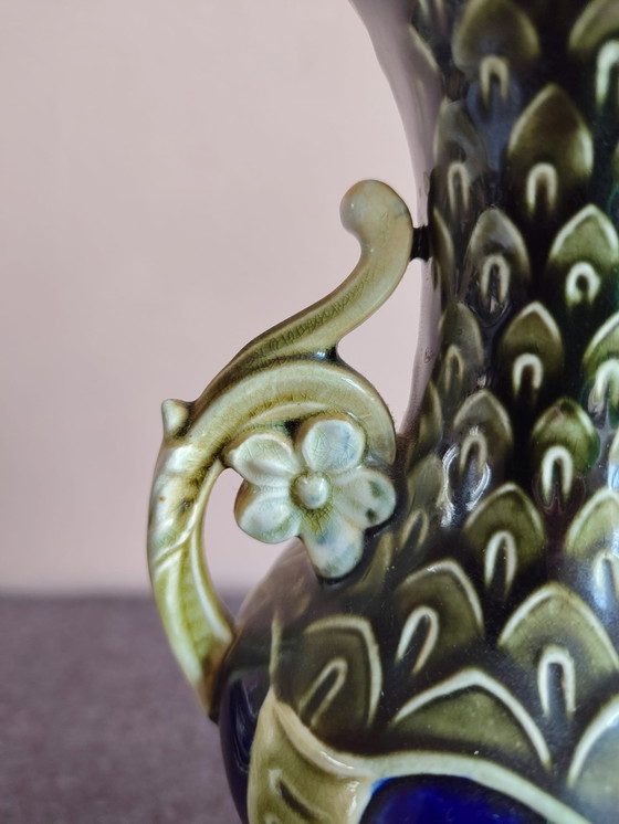Image 1 of Gustave de Bruyn vases and bowl