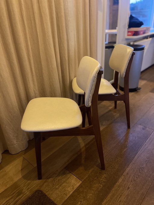 2 Chaises Louis van Teeffelen Teck | Skaï